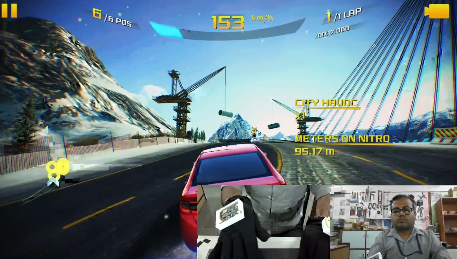 Original movement-driven rehabilitation gaming demonstration